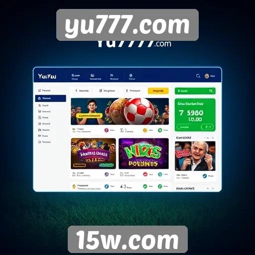 Interface do usuário em yu777.com é intuitiva